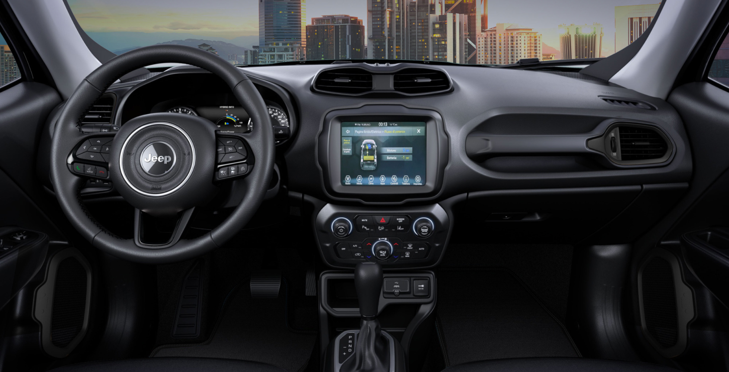 Nuova Jeep Renegade eHybrid Interni Jeep