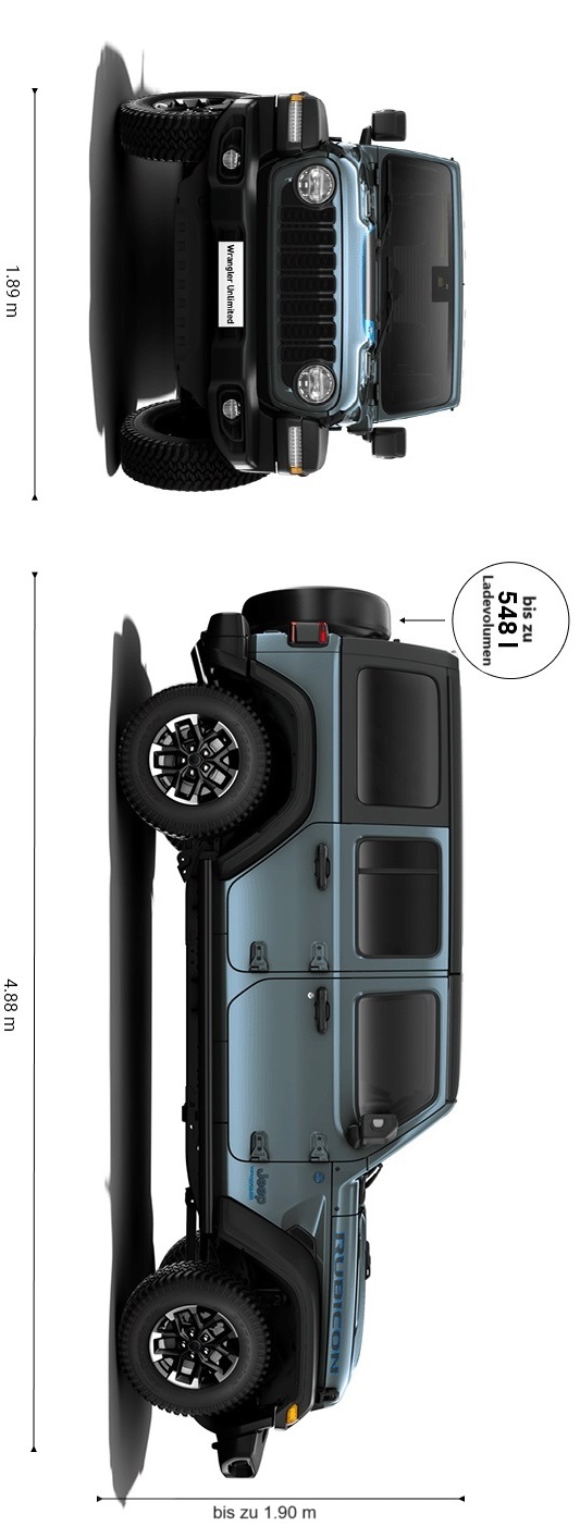 Jeep® Wrangler: dimensioni esterne - Jeep®